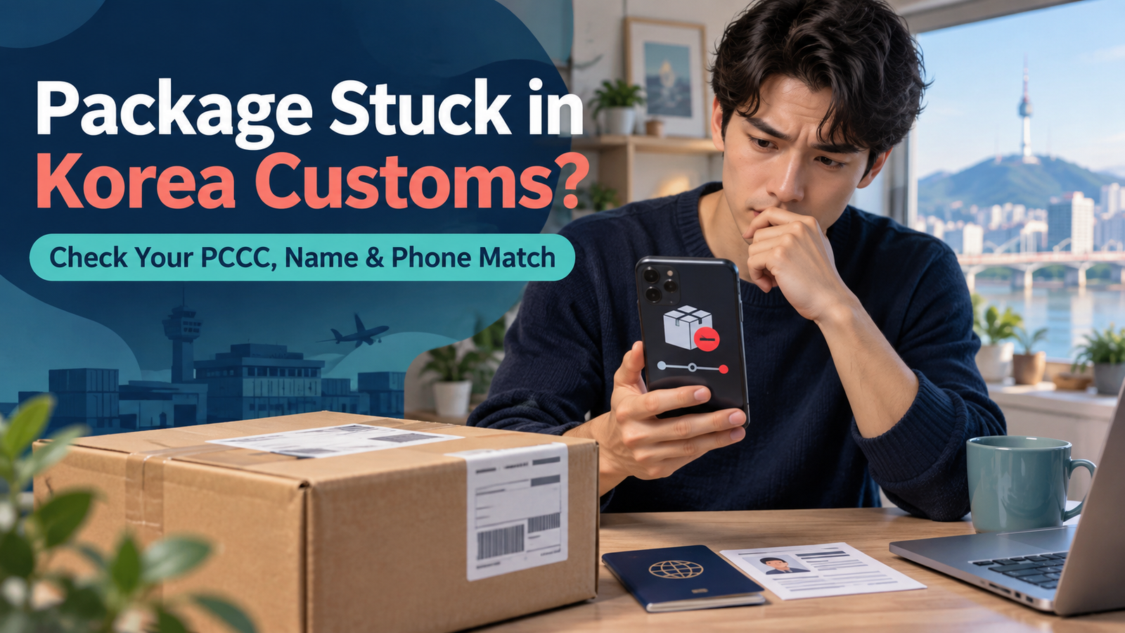 Package stuck in Korea Customs: check your PCCC, name, and phone match