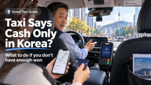 Taxi Says Cash Only in Korea? What to Do If You Don’t Have Enough Won